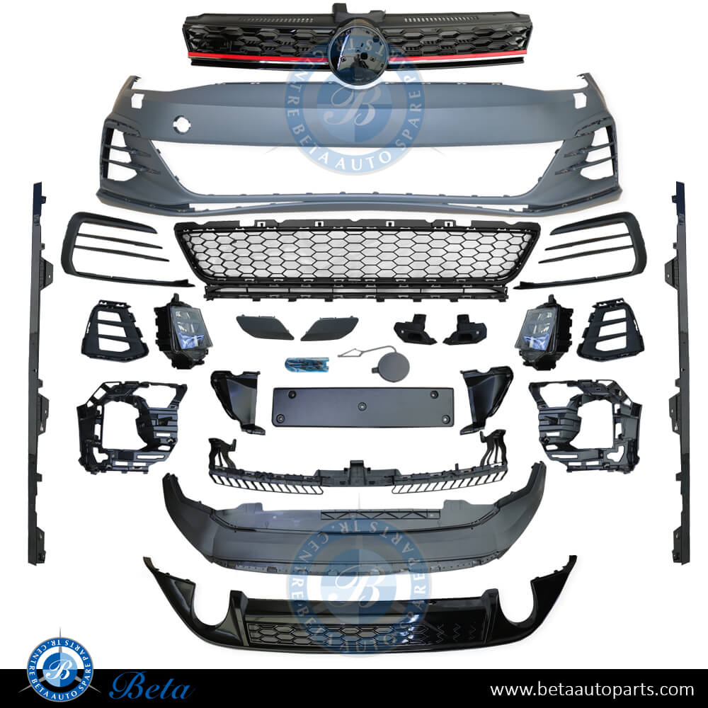 Body Kit Upgrade to 7.5 GTI Look for Volkswagen Golf 7 2013-2016 models Body Kit Upgrade to 7.5 GTI Look for Volkswagen Golf 7 2013-2016 models